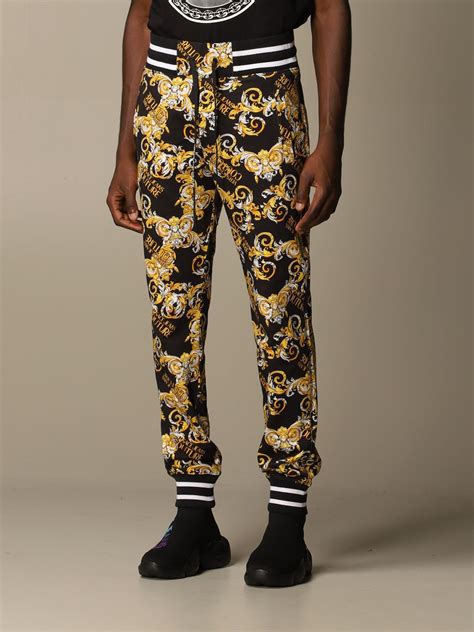 man pants versace|Versace joggers men's.